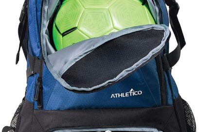 front view Athletico Soccer Bag Backpack