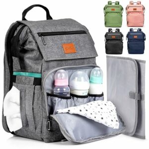 front view PILLANI Baby Diaper Bag Backpack